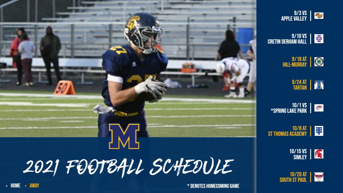 Here is your 2021 football schedule. #GoZephs