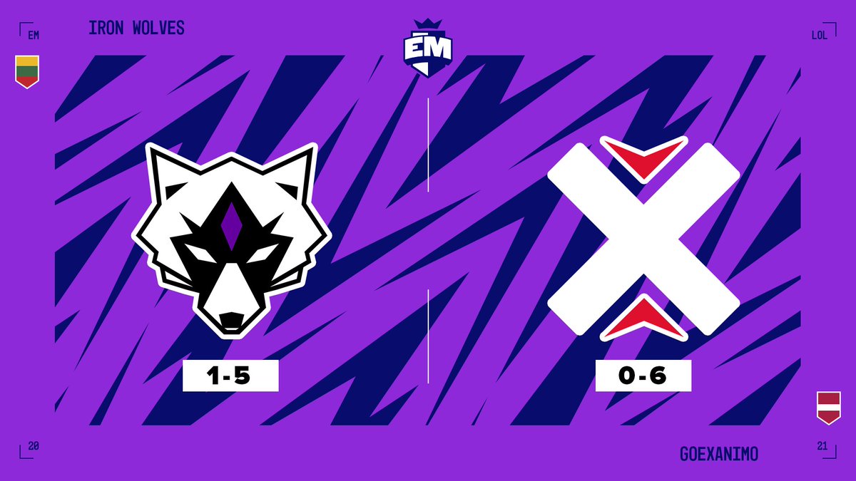 Unfortunately both Baltic teams didn't get out of playin stage, regardless of the score we are still proud of @IronWolveslt and <a href="/GOEXANIMO/">GOEXANIMO</a> ! 🌟