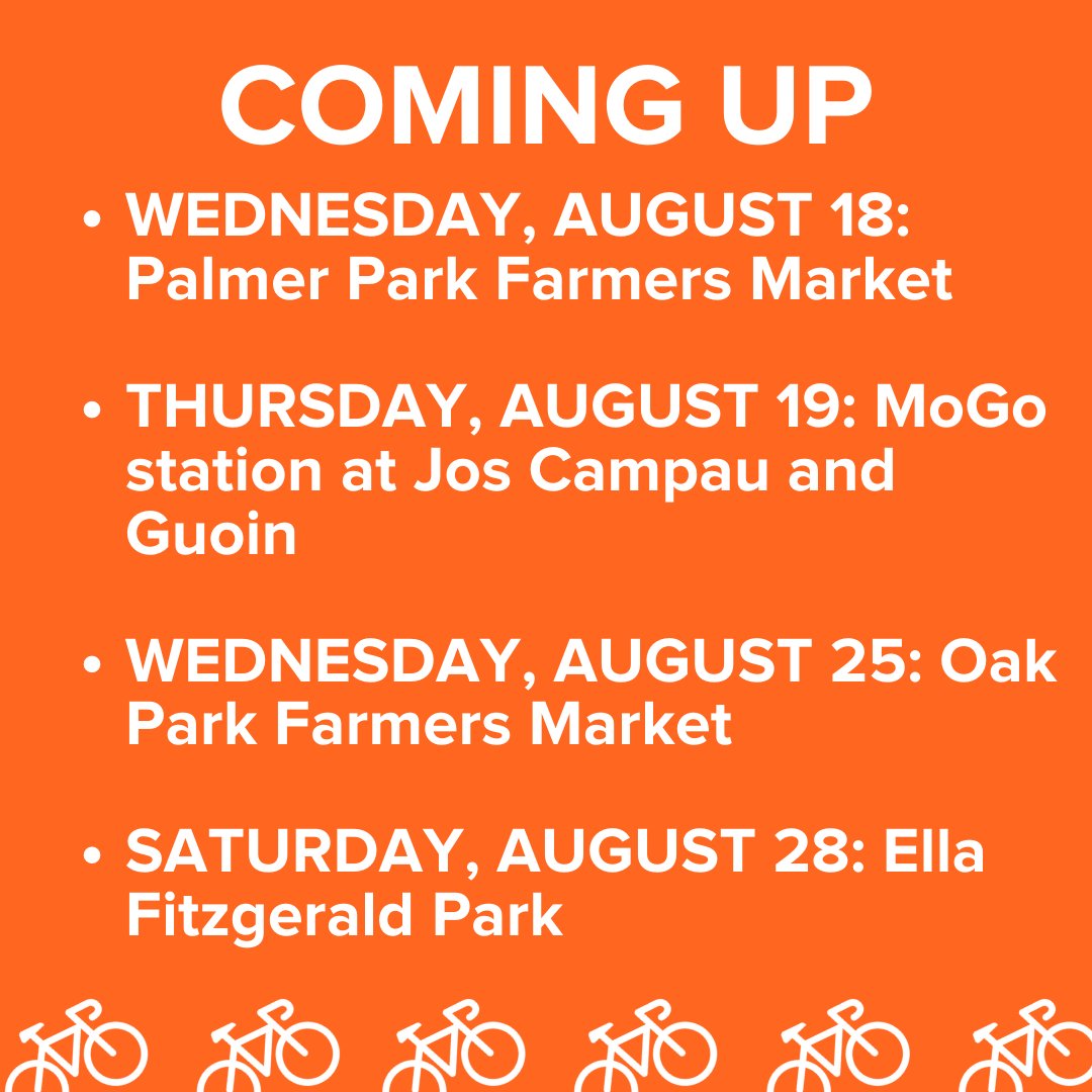 MoGoDetroit's tweet photo. Haven't gotten any MoGo swag this summer? Come to any of our upcoming tabling events and grab a sticker, lanyard, sunglasses, and more (while supplies last)!
#Detroit #Bike #Mobility #BikeShare #RideToday #BikeMore #MoGo #MoGoDetroit #RiderPerks #Swag #StuffWeAllGet https://t.co/O2tkvmT1nH