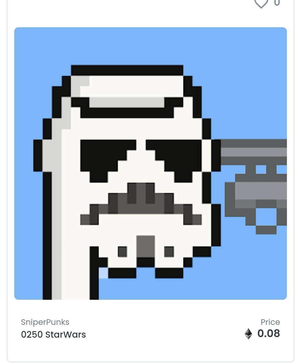 sniperpunks1's tweet photo. Right now
The ultra #rare #Sniperpunks have #dropped on #OpenSeaNFT . Only 35 are available.
You have been warned.
#Sniperpunks
#NFTs
#opensea
#collectibles https://t.co/0jc1T2aLpf