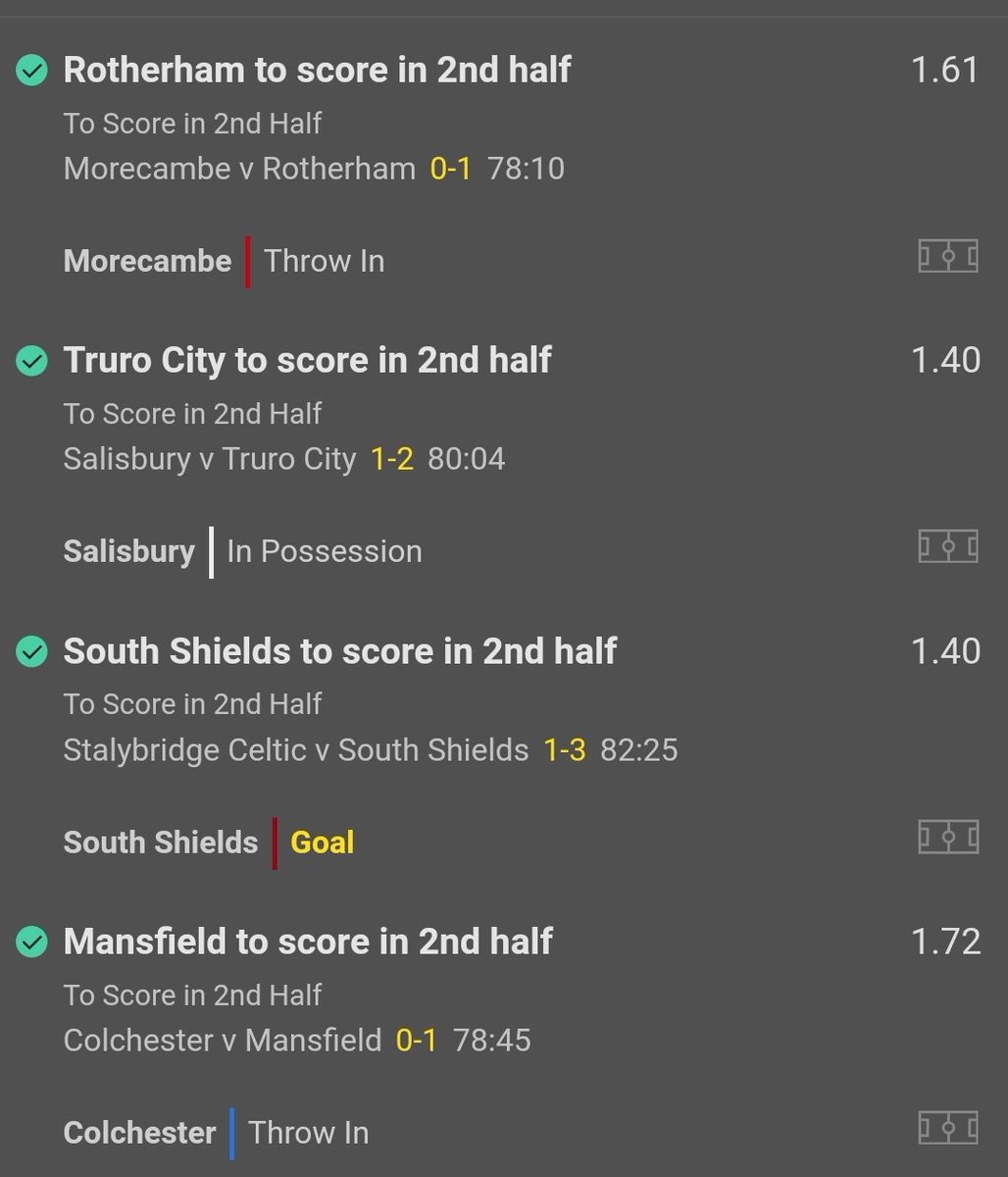 wizard_season's tweet image. Halftime 4-fold @ 5.46 🔥✅

WIZARD STRIKES AGAIN! 👊💰

LIKE if you got on folks! 😘