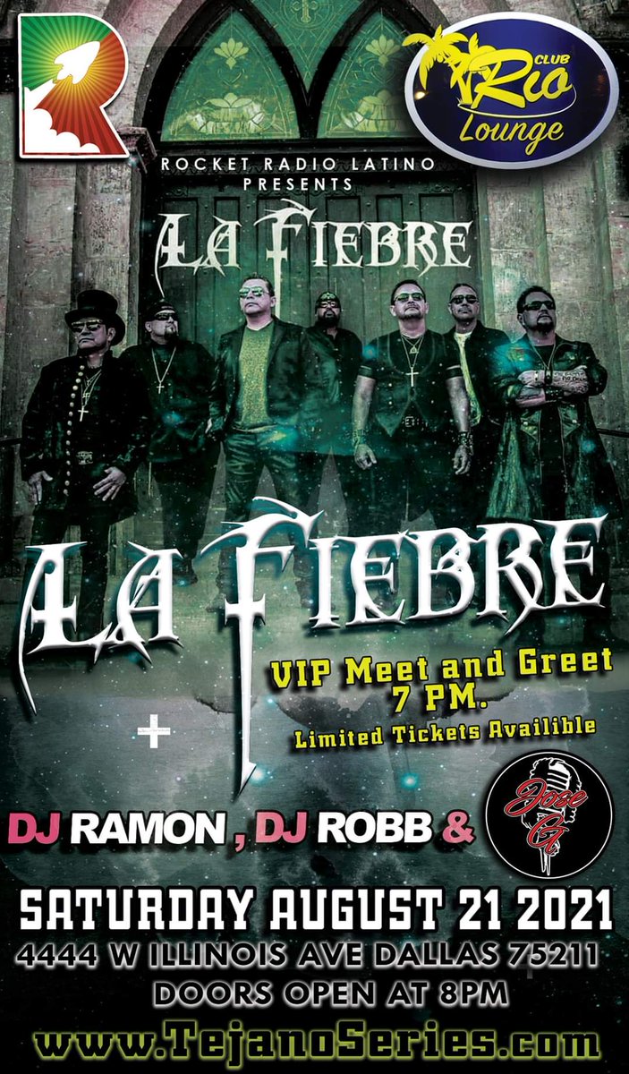 TheRudyRocha's tweet photo. Dallas, Texas!!! See you Guys this Saturday! #FreddieRecordsArtist #LaFiebre #RocketRadioLatino #TheRudyRocha #espguitars #intunegp #sitstring #emgpickups #meeaudio #Blessed https://t.co/c1H7zjcLfq