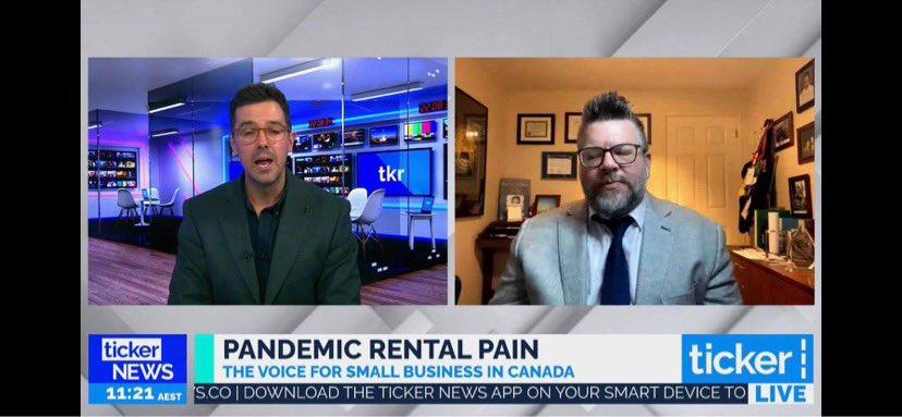 I will be going live on @tickerNEWSco (Australia) at 6:20 PM Ottawa time to discuss Canada’s response to Covid when it comes to small business.

Hopefully you can tune in to the live stream ❤️

#Ottawa #Australia #SmallBusiness