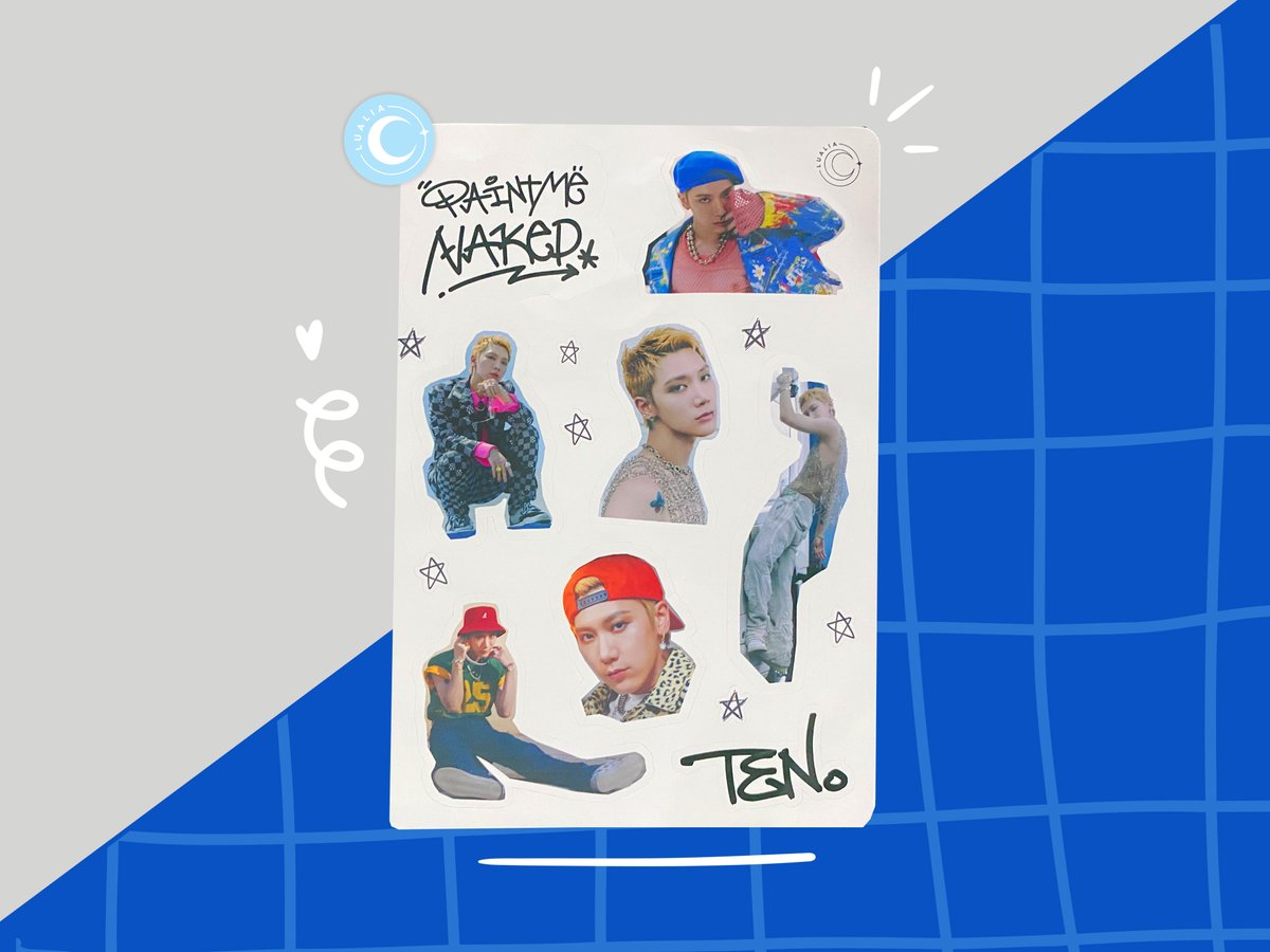 lualiakstore's tweet photo. Nossa cartelinha do comeback do gatinho #Ten #Paint_Me_Naked ficou lindinha demais, ficou perfeita. Já está disponível em nosso site, da uma olhadinha: https://t.co/4YYmt1BGfG https://t.co/LxNEt27GfI