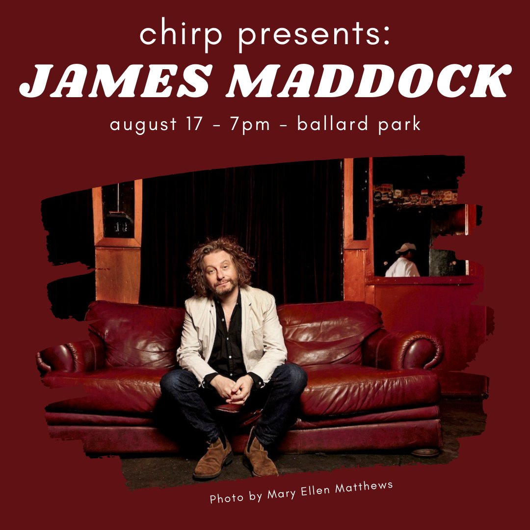 DON'T MISS our show with 
<a href="/jamesmaddock/">james maddock</a>
 tonight at 7pm in the park! More info: mailchi.mp/d7d0ebc5764d/j…  #chirpct #inridgefield #ridgefieldct #freeconcert #fairfieldcounty