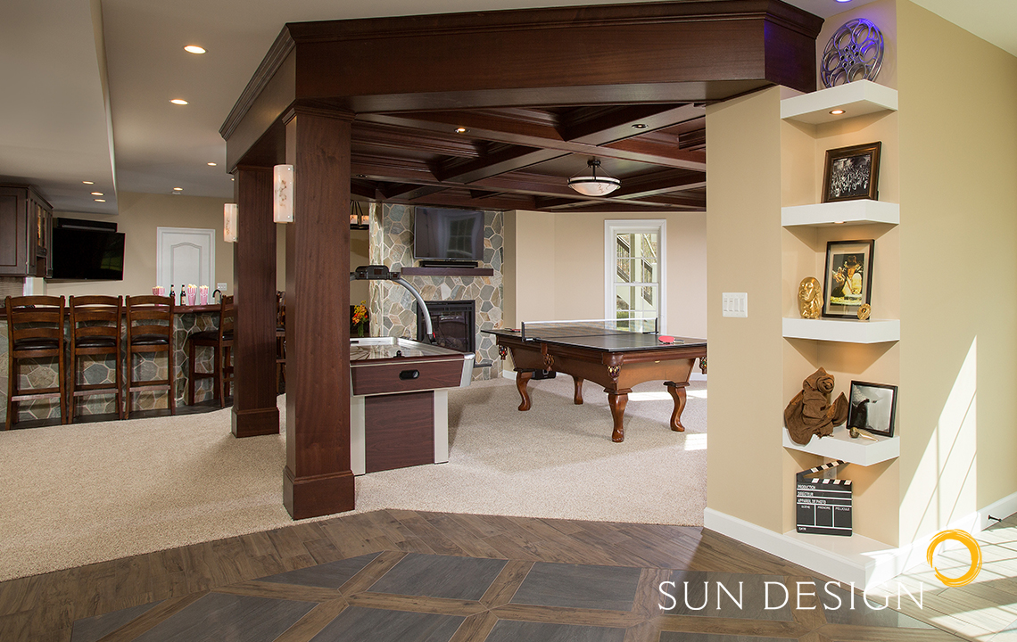 Another school year is upon us, which means hours of homework, extra-curriculars, and busy days. 💆 Convert your basement into a space that the whole family can retreat to throughout all seasons. 

View inspiration for your basement: sundesigninc.com/portfolio/base…