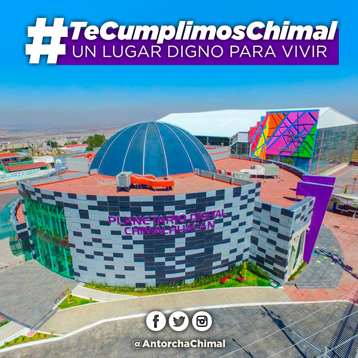 Homarneri's tweet photo. #TeCumplimosChimal

Un municipio lleno de cultura, educación y deporte. Que hará que los jóvenes se cultiven https://t.co/RSrsC4cbfd