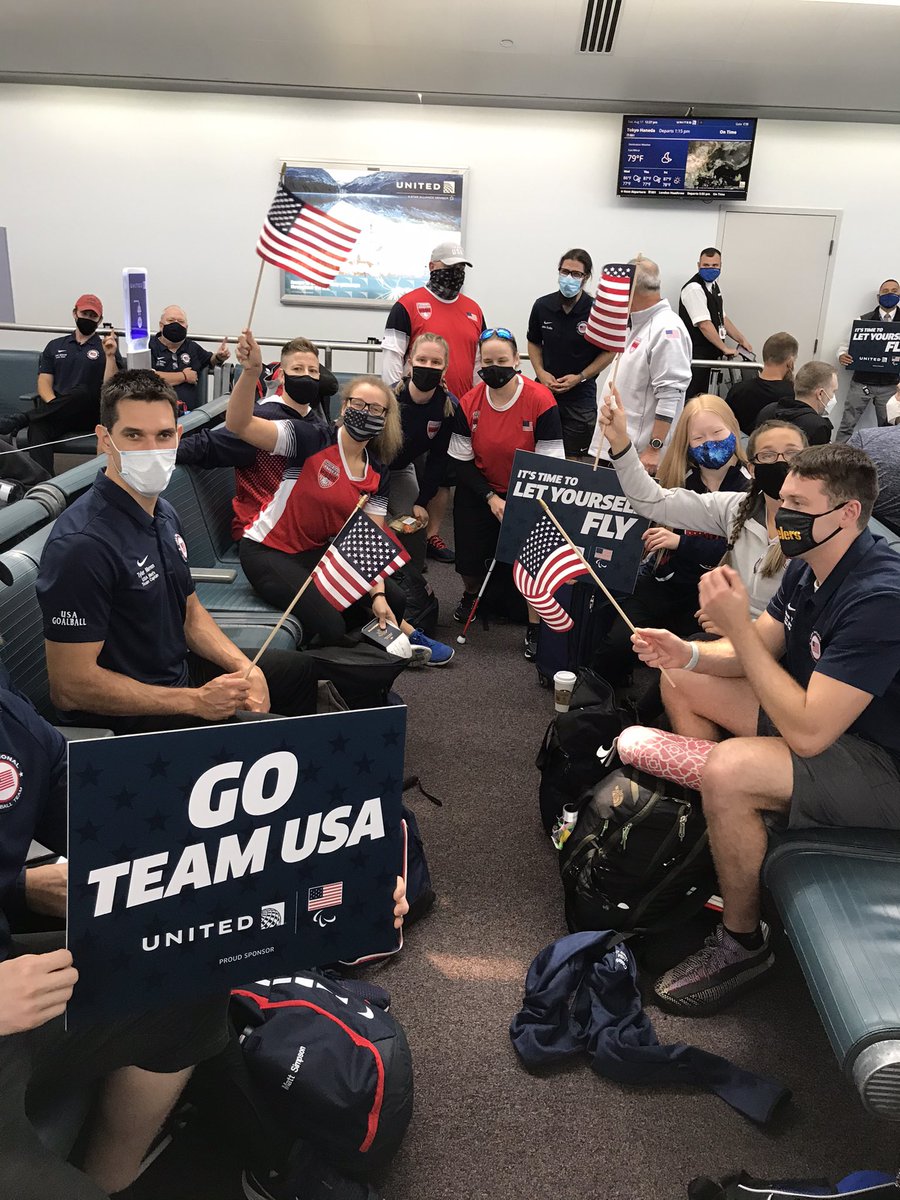 United sending more Paralympic Athletes to Tokyo from ORD!! Go Team USA!! 🇺🇸✈️🇺🇸✈️🇺🇸 @weareunited @OmarIdris707 @rickvual @LindaHelto @RobertW46675522 @ORDiaz312