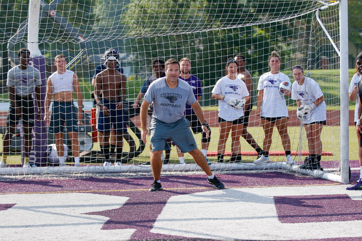 McKBearcats's tweet photo. 📸 | @Mckendree_FB takes on @MckendreeWSOC in a Penalty Kick Match Up this morning at Leemon Field! #BearcatsUnleashed
#TheOnlyWayIsThrough

Full Gallery 🔗: https://t.co/c34Cjw7bgU https://t.co/wHDiEqtMn0