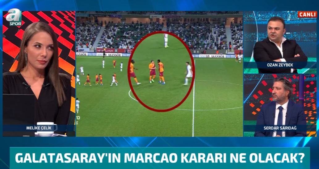 aspor's tweet photo. Galatasaray'ın Marcao kararı ne olacak?
Serdar Sarıdağ ve Ozan Zeybek #SonSayfa'da değerlendiriyor.
https://t.co/UxfeA266zP https://t.co/udNCQgjXGo