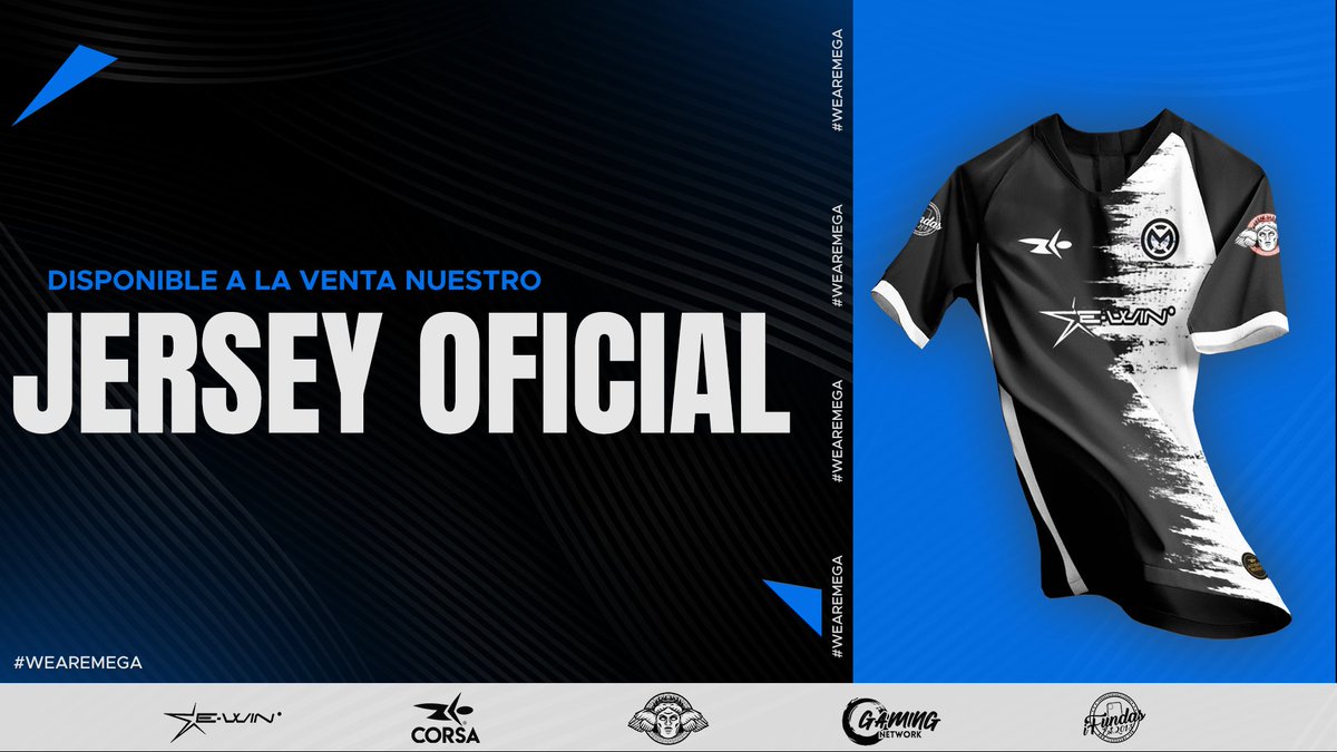 MegaEsports_GG's tweet photo. #Anuncio

¡¡Ya está disponible nuestro jersey oficial a la venta!! 🔥

Has tu encargo a través de nuestras páginas oficiales:

💰Precio: $350 + Envio

#GoMega #WeAreMega https://t.co/k28B5Wvd2l