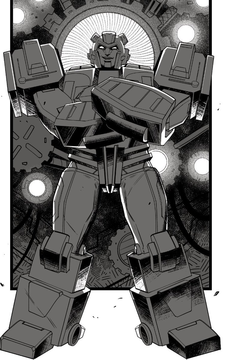 i dont think it's overtly spoilery so imma say it: Transformers #34-36 are very explosive and the entire team's been putting it all into these upcoming fall issues! And dare I say it...maybe the coolest art i've ever did yet?... really proud of all that's to come this fall! 