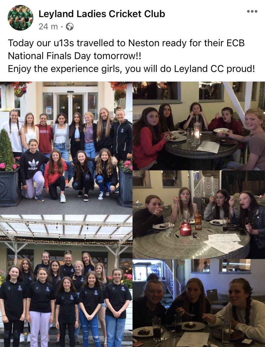 Wishing our U13s girls all the best!! Enjoy every moment. We are all proud of you