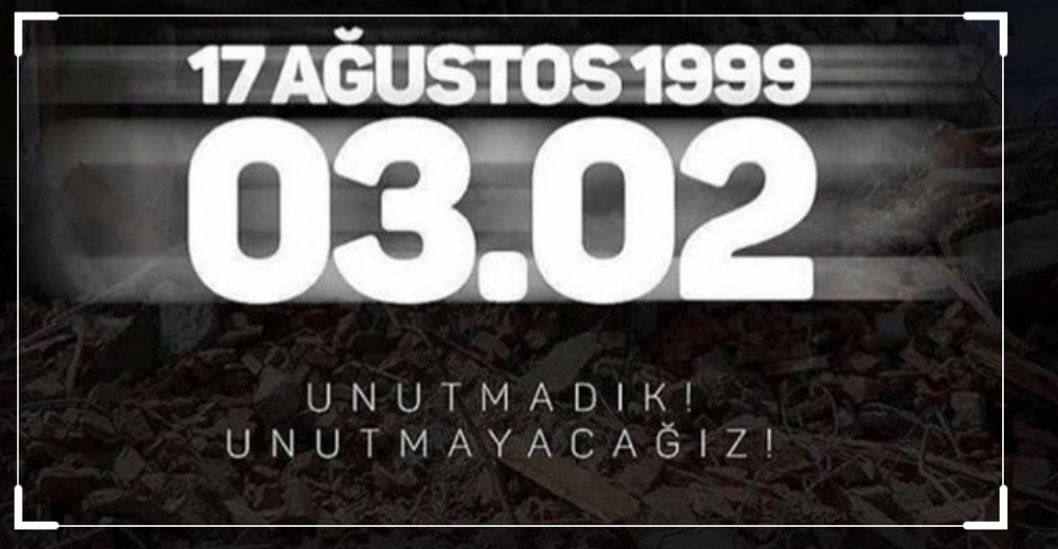 Tedbirlerden vazgeçmeden, bilimin ışığında yaşam alanlarımızı daha büyük ölçekli ve uzun vadeli plan ve araştırmalarla kurup geliştirmemiz gerektiğini unutmadan, ders alarak, rahmetle anıyoruz. Allah bu tür felaketlerin tekrarından hepimizi korusun.