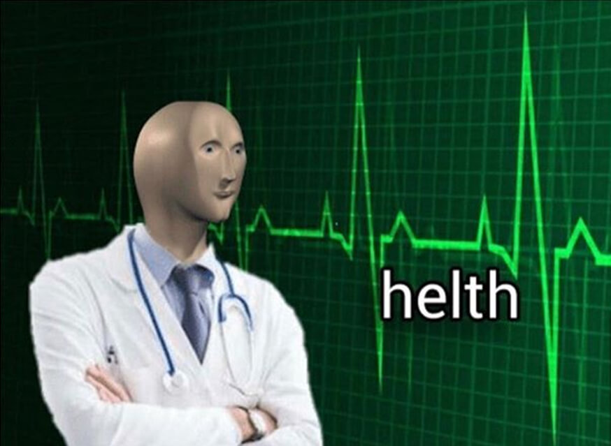 helth meme man