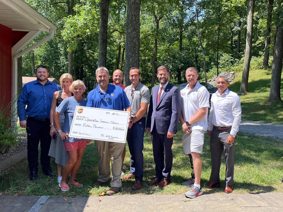 UPS salutes all those who serve and have served. We’re proud to share that The @UPS_Foundation recently donated $15,000 to support @OpSecondChance’s Heroes Ridge, a retreat that offers rest, recreation and rehabilitation for wounded, injured and ill veterans and their families.