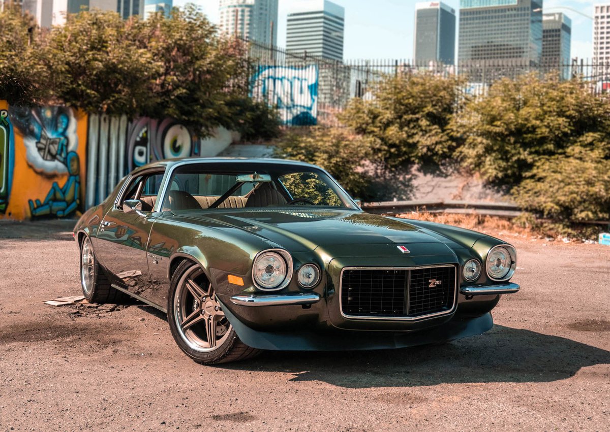 ForgelineWheels's tweet photo. Just a little bit old school. Lauraโs #protouring #Chevy #Camaro on #forgeline #SC3C is a blast from the past! https://t.co/0Vc3F129V9 https://t.co/9LQ5Kl1Js7