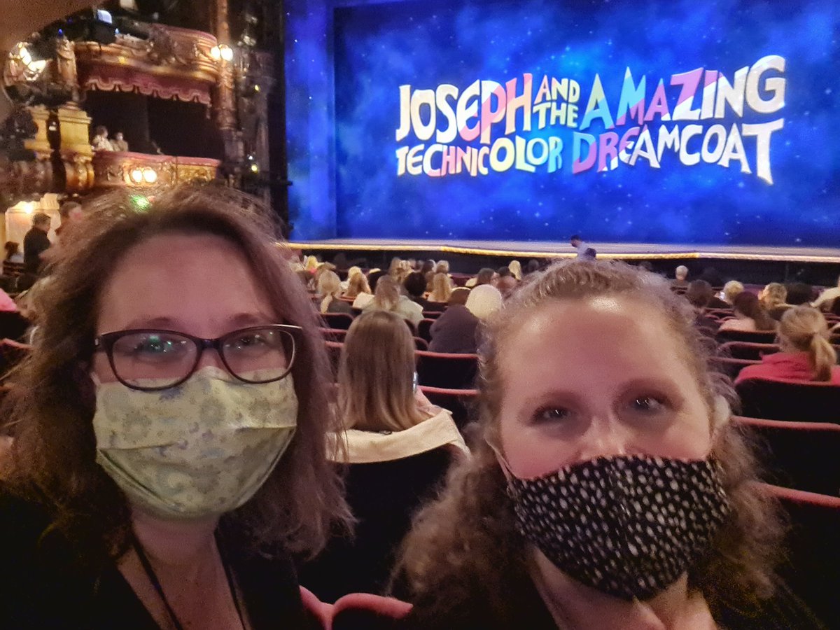 An amazing night out with my bestie!!
28 years ago I saw @JDonOfficial as #josephthemusical in the @LondonPalladium in the box just behind me in the pic. Tonight I got to see him again as Pharaoh. 
Fantastic show! The cast are fabulous. 🥰🥰🥰🥰🥰🥰