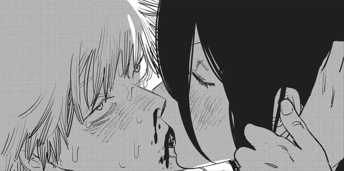 CHAINSAW MAN Perfect Shots on X: Chainsaw Man has the best kiss scene I  have ever seen in a manga:  / X