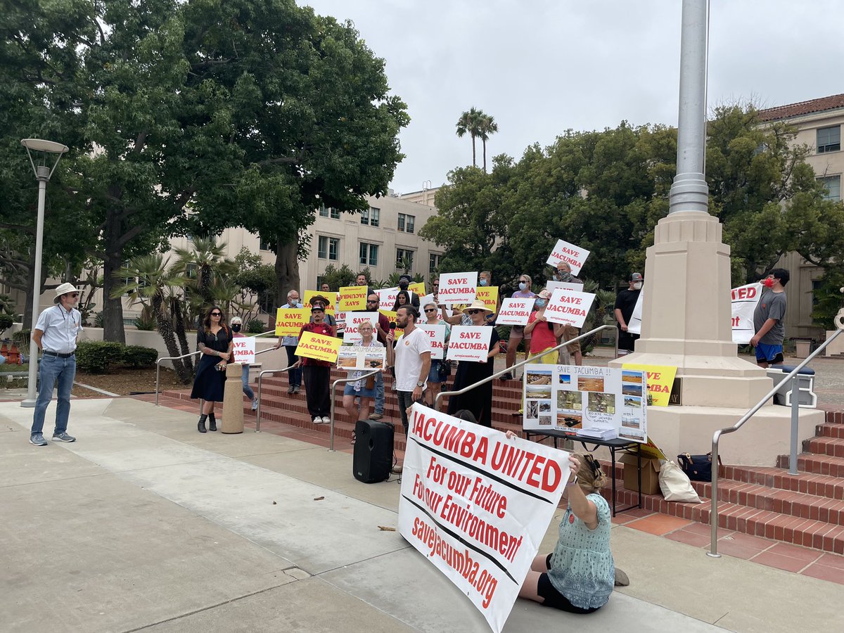 LoriSaldanaSD's tweet photo. @DikeAnyiwo @SanDiegoCounty We moved to the east side of the building to avoid them for our #savejacumba media conference https://t.co/TnaQ6848NC