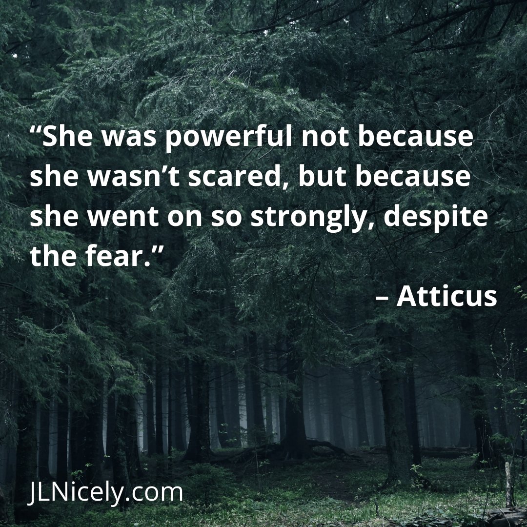 “She was powerful not because she wasn’t scared, but because she went on so strongly, despite the fear.” – Atticus

#StrongWoman #TransformationTuesday #WarriorWomen #StrongWomen #Heroine #FantasyReaders #FantasyBooks