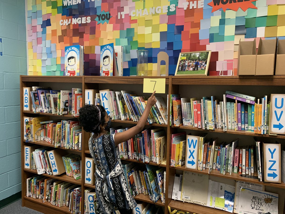 Our <a href="/GoshenHillcrest/">Goshen Elementary at Hillcrest</a> students solved a set of clues during library orientation today as they tried to “break out” of the library! They had fun and learned how to find great books at the same time! #TeamOldham #L1G4
