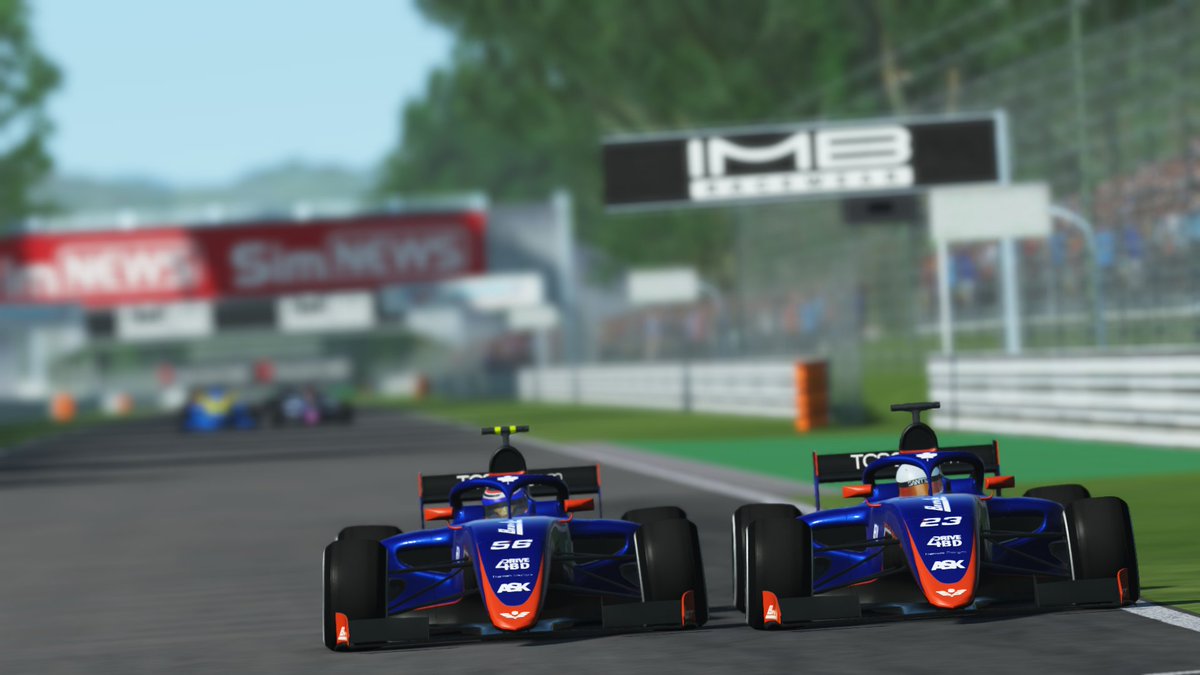TCSOffRacing's tweet photo. Monza Madness gave us another dominant 1-2 finish in race 1 with the Romanian wonder @Kime_Nab edging out Irish sensation @JakeDenehan in Parabolica!
Race 2 saw the closest finish ever, with @JakeDenehan beating @YaBoyMike06 by 0.001 🔥 @Kime_Nab finished P4!
#TCSOff https://t.co/N4bqM3saLi