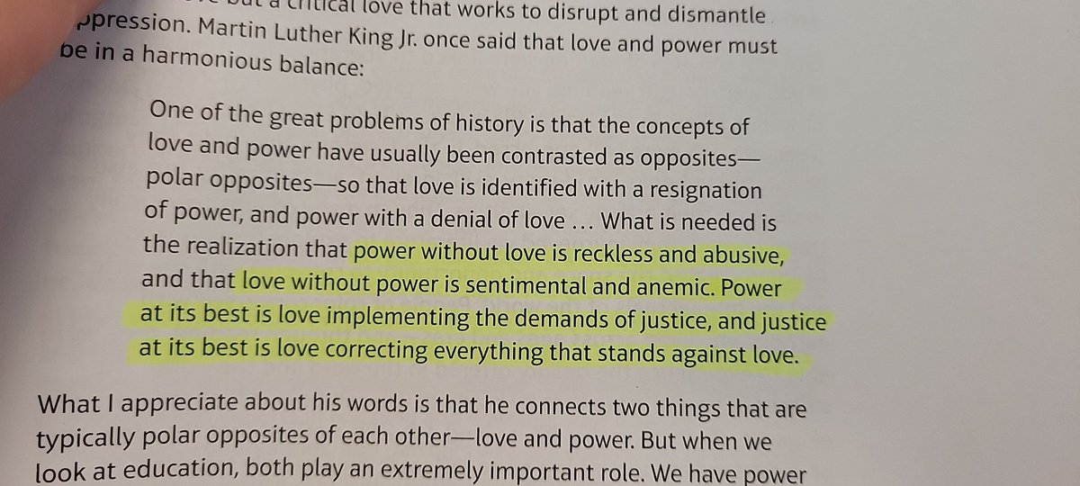 Rob Sahli (@principalsahli) on Twitter photo This quote shared at the end of <a href="/GholdyM/">Gholdy Muhammad</a>'s book has me in deep reflection. Thank your for your book, your work, and pushing all to think critically about HRL. Your work is powerful. This quote shared at the end of <a href="/GholdyM/">Gholdy Muhammad</a>'s book has me in deep reflection. Thank your for your book, your work, and pushing all to think critically about HRL. Your work is powerful.