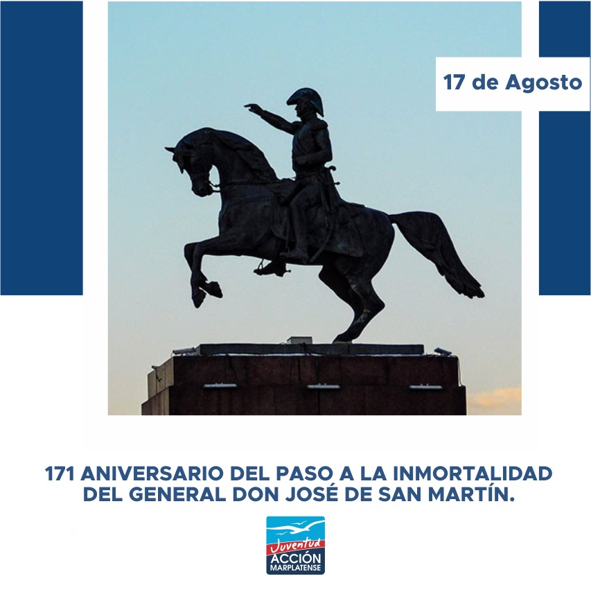 JuventudAM's tweet photo. Los ideales nos motivan, nos convocan y dan vida. Sigamos el ejemplo de personas como San Martin en la defensa de la libertad y de nuestros derechos como latinoamericanos

#17DeAgosto https://t.co/bdfzqJlYBn