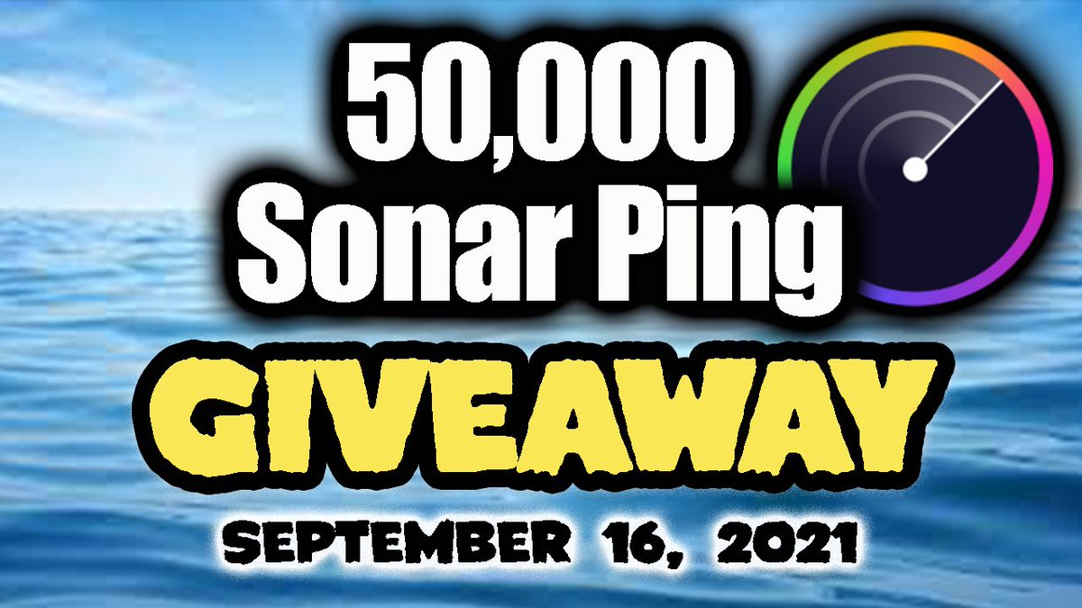 WatchThisRocket's tweet photo. GIVEAWAY 🚀🚀

Guys I’ve partnered with @SonarToken to giveaway 50,000 PING Tokens 

on September 16

What a time to be invested in Crypto… A month from today PING could multiply 10x 100x 1000x 🚀🚀🌙

Watch my YouTube Video to learn how you could win 

https://t.co/BwKjpLvmGb https://t.co/2Q8PNuE7bY