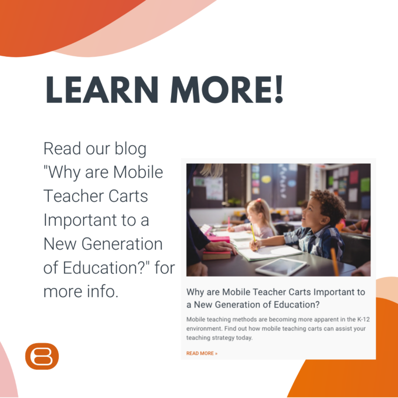 Bretford's tweet photo. Have you heard? Teaching is going mobile! Make sure you are prepared by investing in a #MobileInstructorCart to help you focus and manage a classroom well! #Bretford #ChargingCarts #MobileTeaching #TeacherCart
