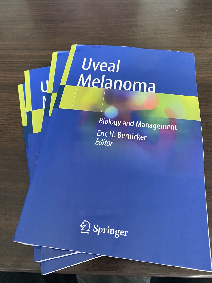 Proud that our text devoted solely to the science and management of uveal melanoma is finally out ! #UvealMelanoma