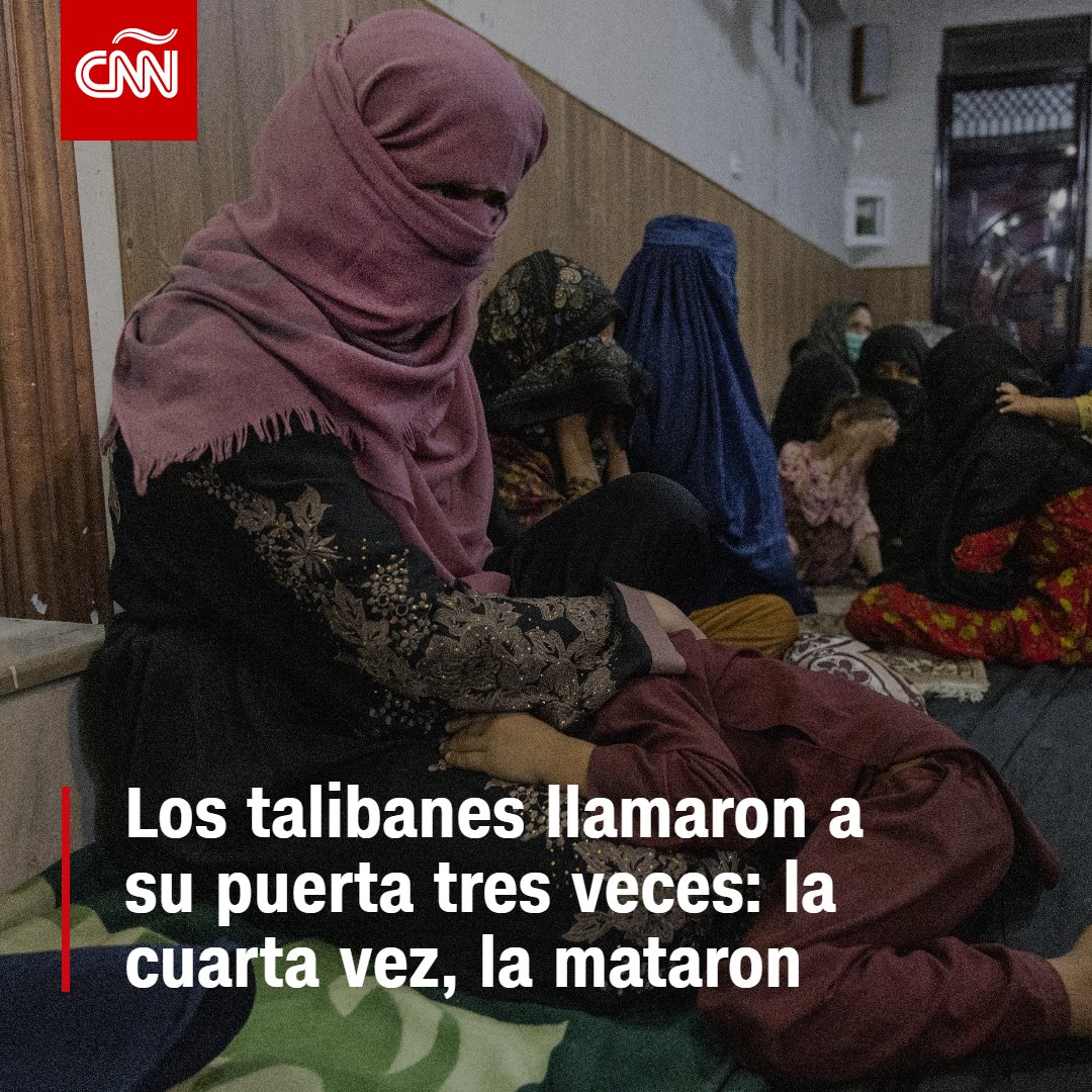 CNNEE's tweet photo. La historia de Najia, asesinada en julio en un pequeño pueblo de Afganistán, es un escalofriante anticipo de lo que sufren las mujeres con la vuelta al poder de los talibanes. Le exigían que cocinara para un grupo de combatientes. La mataron de una paliza. https://t.co/kvdWg7c4JD https://t.co/6Du2HpbzYt