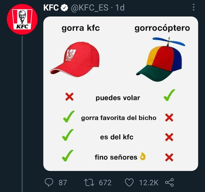 KFC on X: fino señores  / X