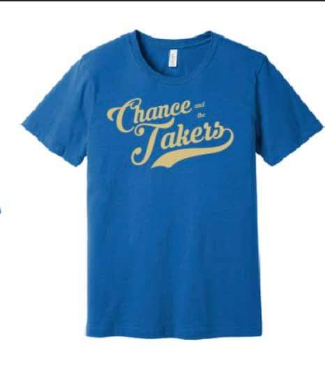New shirts, fool! 
Limited edition 
Only available at shows
Get learnt 
chanceandthetakers.com/tour