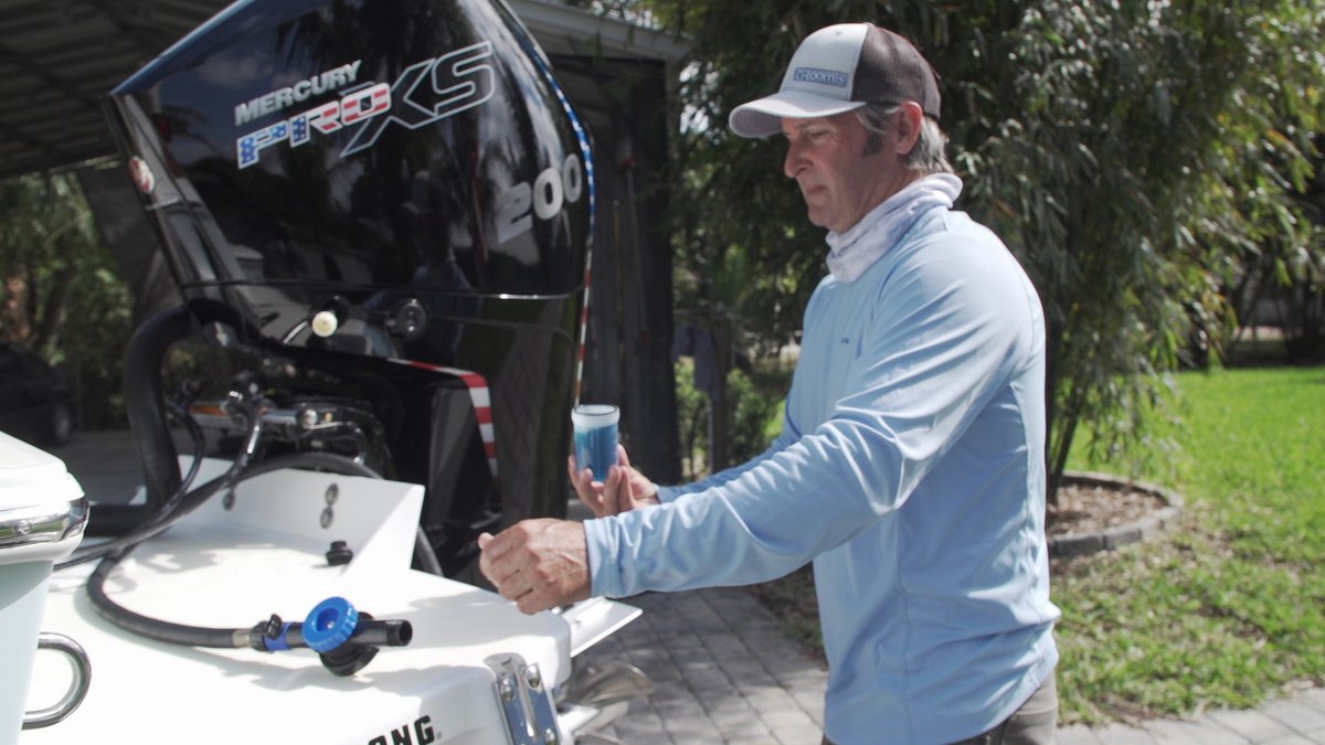 WFN's tweet photo. It's boat cleaning tip time with @Starbriteinc. Still flushing your engine with water? Power up your cleaning routine and cut down on corrosion. Tap https://t.co/YtXHx5Q1eV for the video.  

#Saltwater #Corrosion #Boating #Boat #BoatCleaning #Starbrite #BoatCare #EngineFlush https://t.co/Hpc0ZGoLDR