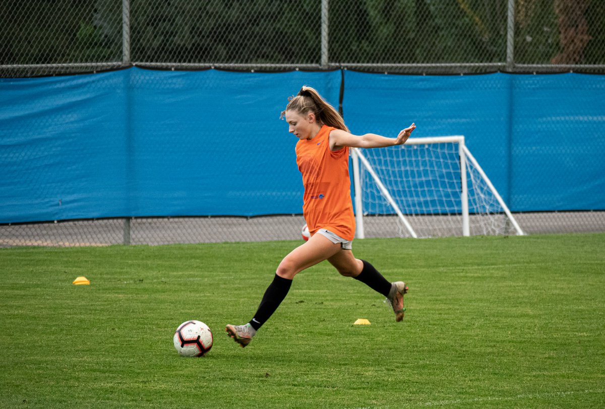 BroncoSportsSOC's tweet photo. One final tune up before game day 👊

#BleedBlue | #WhatsNext https://t.co/mfQHiVSMFj