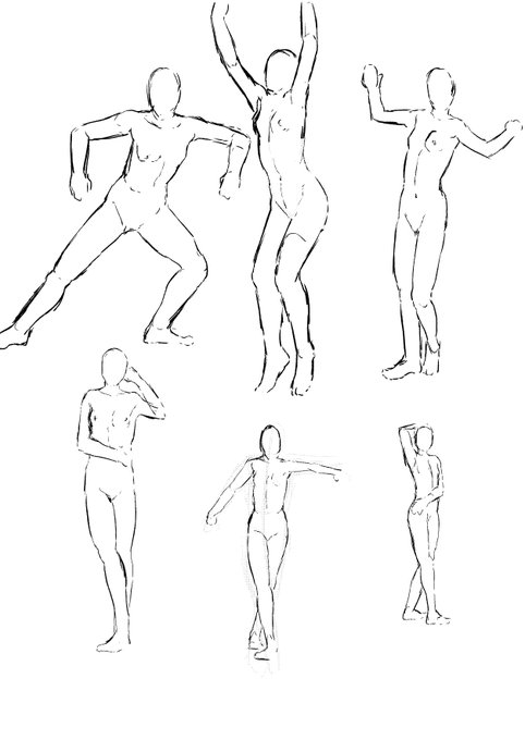 今日の模写 疲れた時は寝るのが一番 