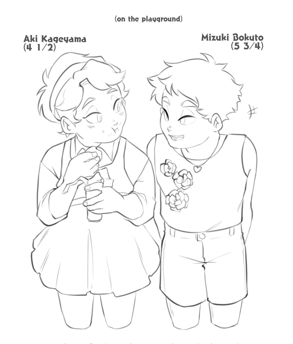 Day 2 of @hqfankidweek - school | playdate ft. my bokuaka twins
#hqfankidweek #atsukagehina #bokuaka #haikyuu 