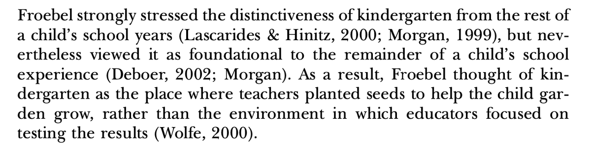 allisonmccann_'s tweet image. All Kindergarten teachers should read Jeynes (2006) as a reminder before going back to school. Kindergarten is designed to be very different than all other grades for a reason. Strive to be those foundational roots, trust your instinct, and know you are doing a great job.🌱
