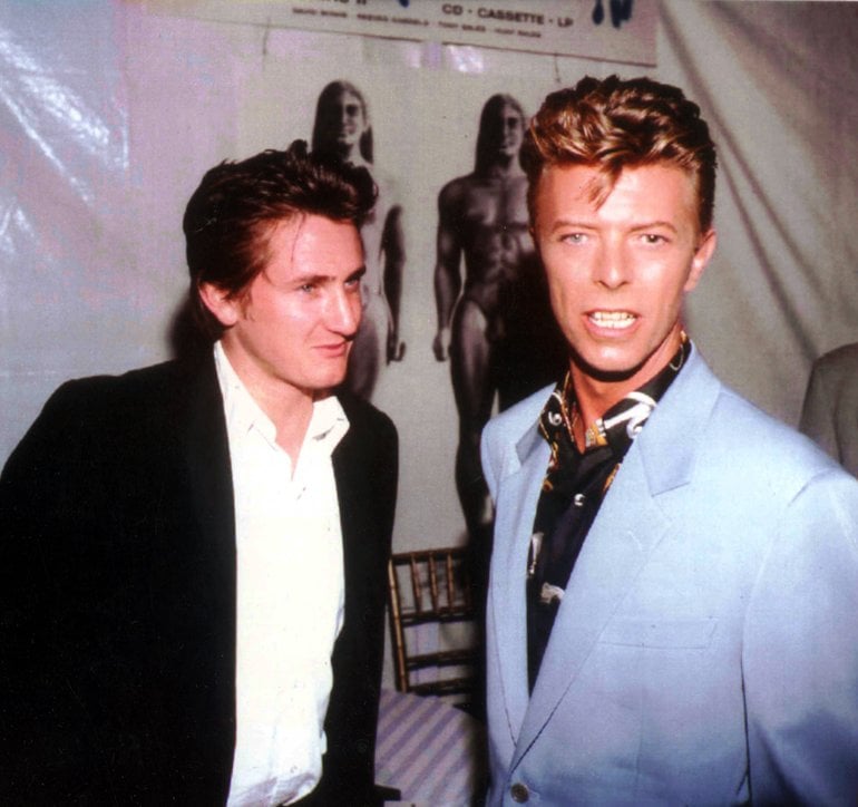  Happy 61st birthday Sean Penn! with David Bowie, Tin Machine II 