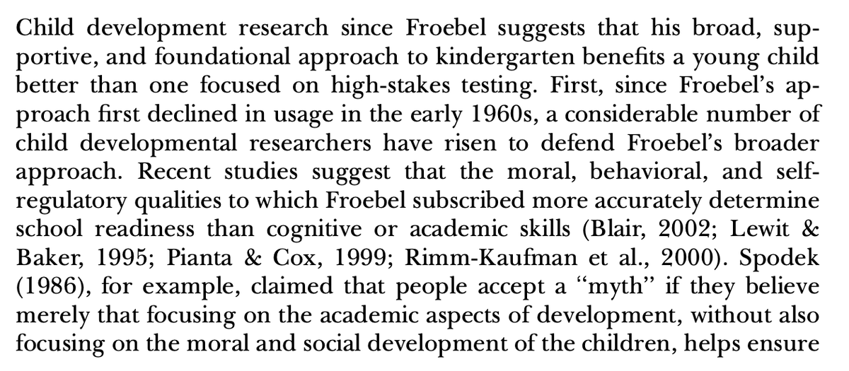 allisonmccann_'s tweet image. All Kindergarten teachers should read Jeynes (2006) as a reminder before going back to school. Kindergarten is designed to be very different than all other grades for a reason. Strive to be those foundational roots, trust your instinct, and know you are doing a great job.🌱