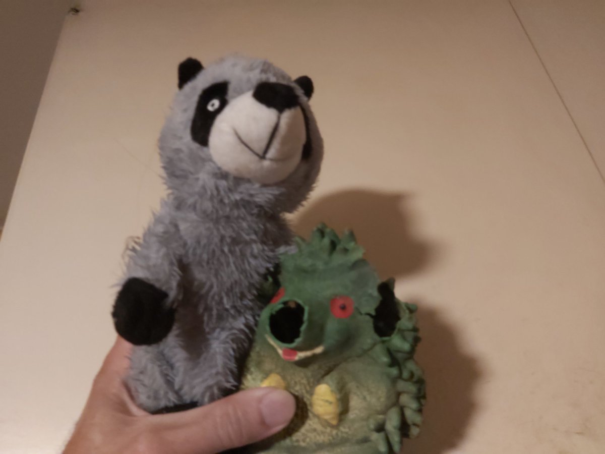 August 17, 2021. #Helsinki #toy #toys #newtoy #oldtoy #raccoon #MustijaMirri 
Today I bought a new toy for my dog. The old toy (right) is all worn out. https://t.co/LAk7maa1jx