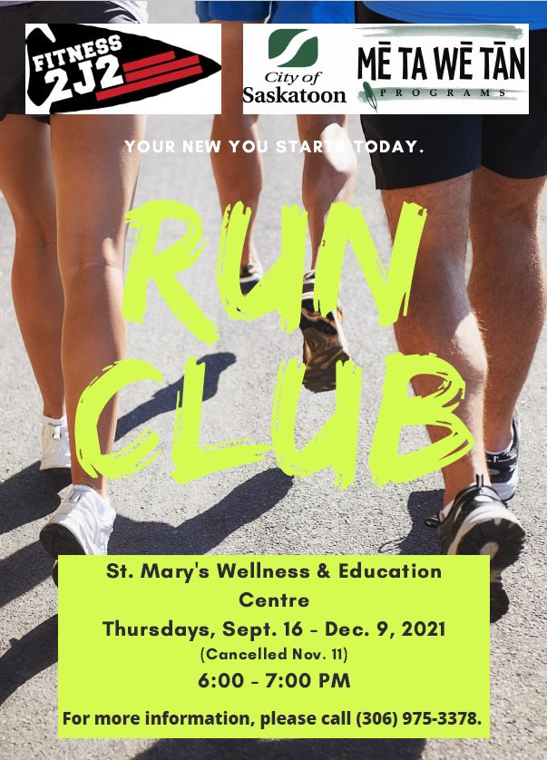 joel_186's tweet image. We are bringing back for you, with you. Learn to run jog walk 5km program. Fitness 2J2 community based socially responsible health &amp;amp; wellness programming since 2011. #BeActive #Community #2J2 #YXE #Saskatoon #Indigenous #run #jog #walk