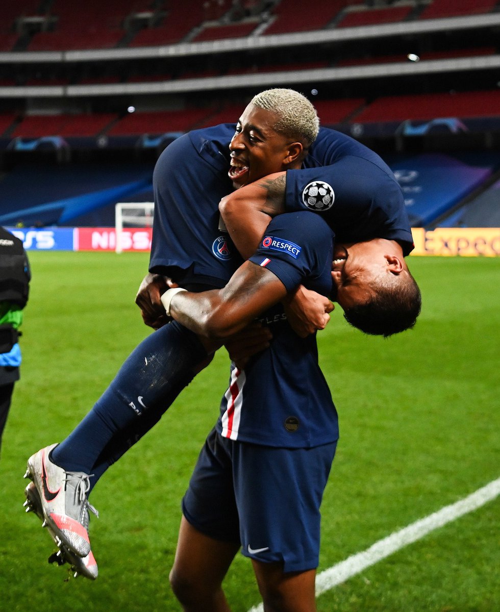 CyrilleGuichon's tweet photo. En s'imposant face à Leipzig il y a un an jour pour jour, le PSG se qualifiait pour sa première finale de Champions League 👏 https://t.co/WkN6ci0NrM