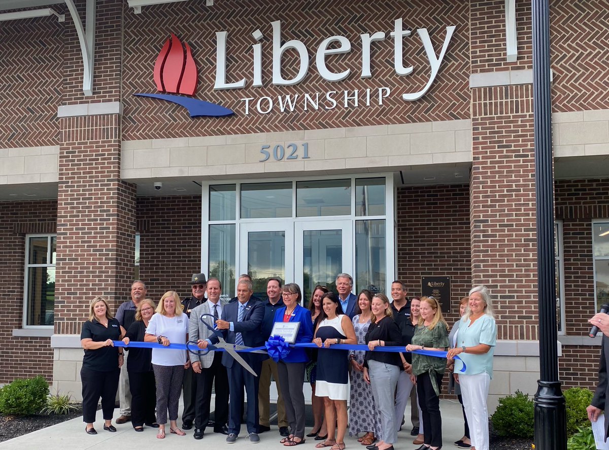 The Chamber was honored to finally welcome the new <a href="/LibertyTwpOH/">Liberty Township, OH</a> building with a Ribbon Cutting &amp; Open House !!!✂️🎀 🏡