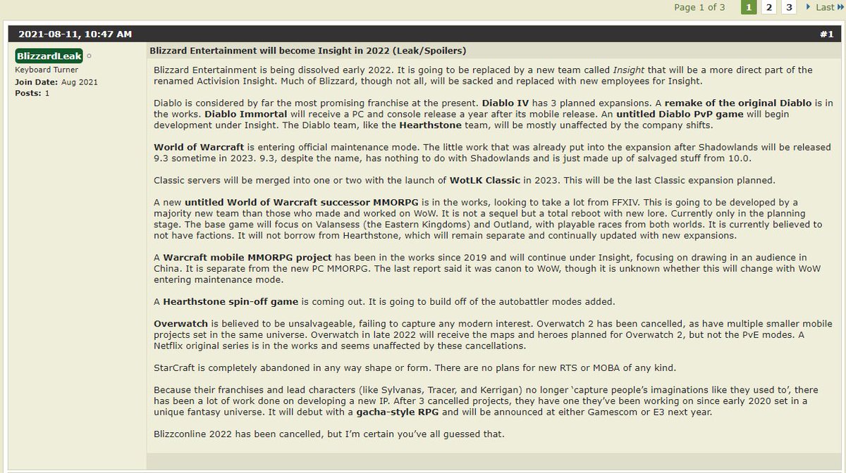_NC_Vet_'s tweet image. Hey @Asmongold , have you seen or heard anything about this info?  #wowtbc #ActivisionBlizzard