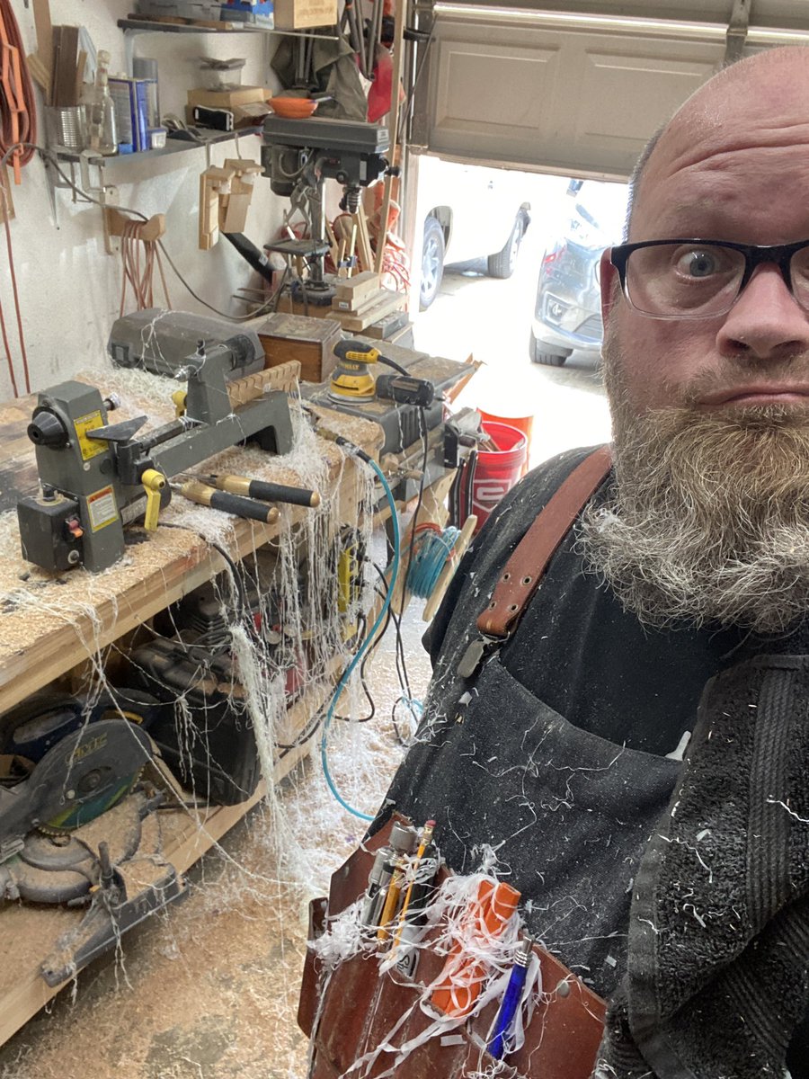 penguinafterdrk's tweet photo. This mess is brought to you by 3 wood handles and 2 resin handles. Groovy.
.
.
.
#penguinafterdark #handmadekink https://t.co/NPOl7CfcKX