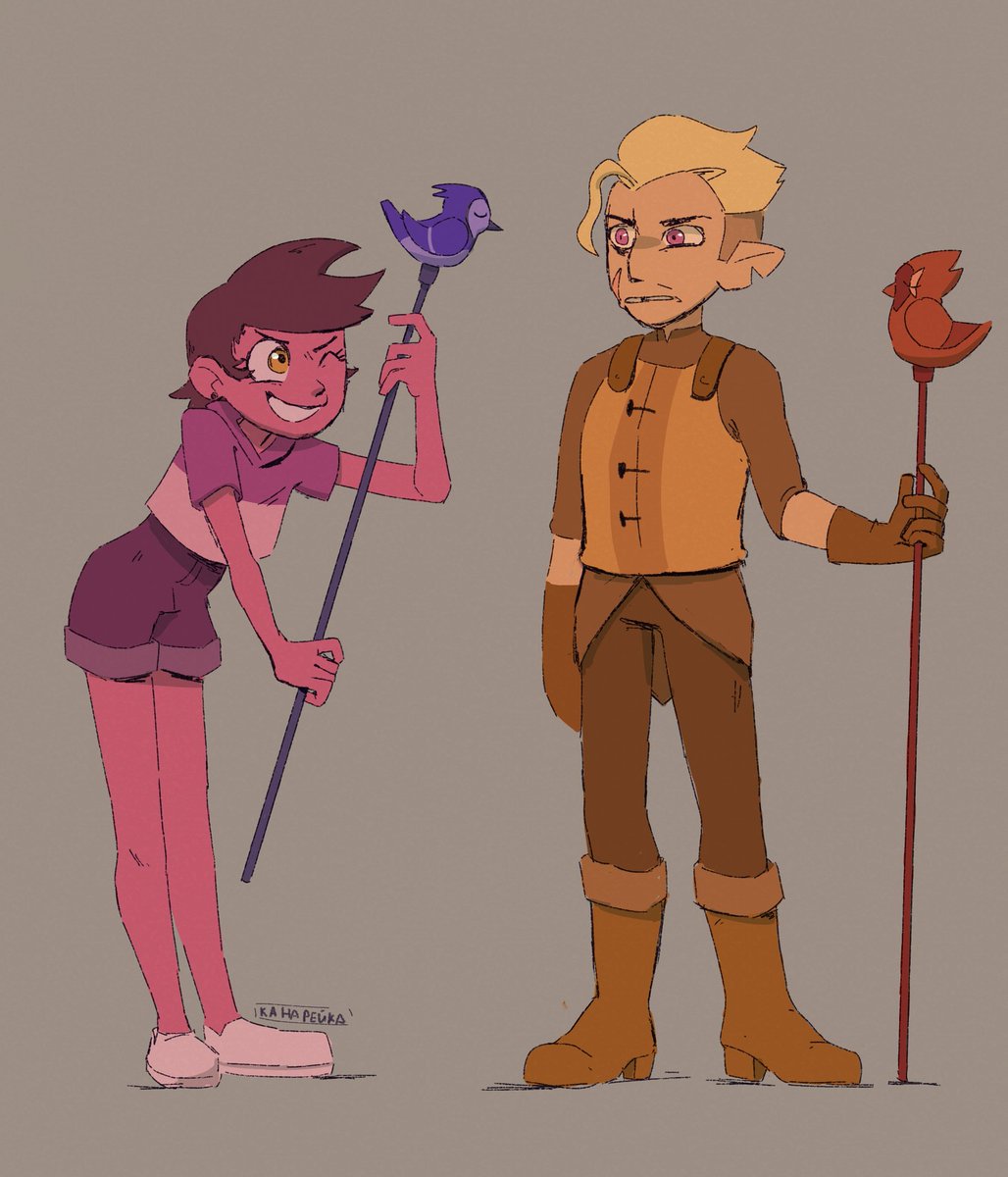 Дом совы старый дизайн персонажей