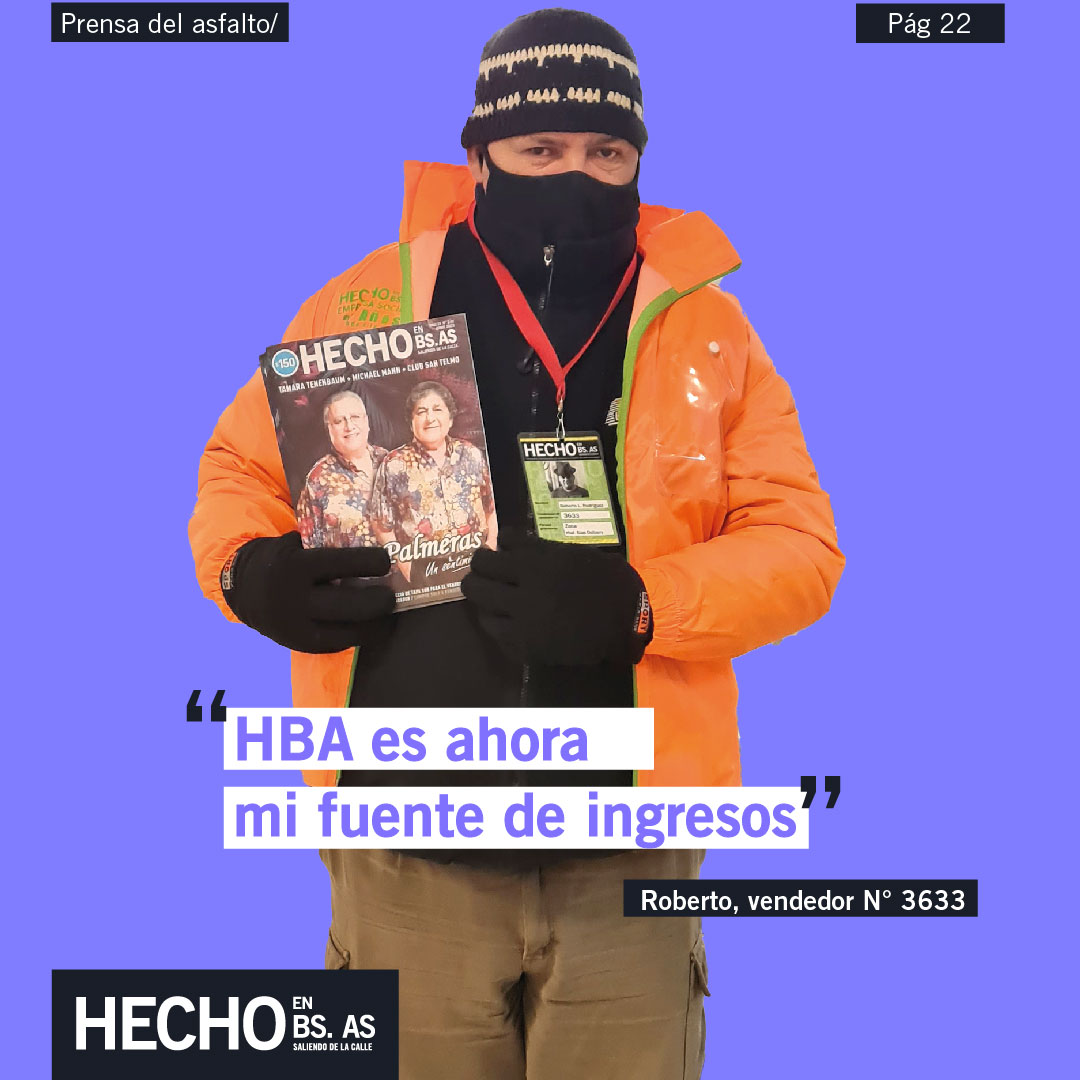 #HBAagosto #PrensaDelAsfalto
📍🏥  Roberto es el vendedor N° 3633, el primero en la ciudad de Mercedes, y lo encontrás en el Hospital Blas Dubarry.

#hechoenbuenosairesempresasocial #hecho #hechoenebuenosaires #periodismocallejero #ventaenlacalle